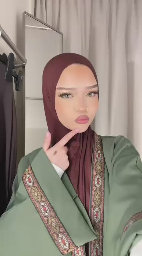 kimono Siham x Modal marron 🍋💕 #fyp #pourtoi 